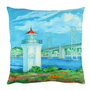 Aberto Design Cojín Multicolor 43 x 43 cm con Relleno de Silicona